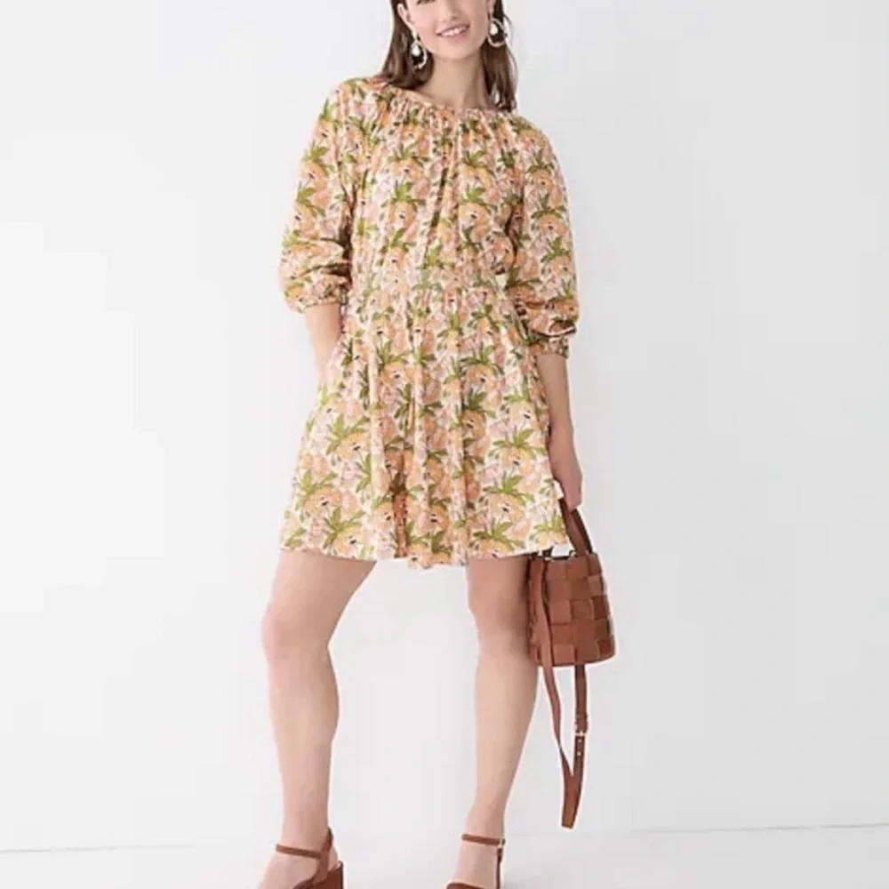 J. Crew Liberty Fabric Floral Dress